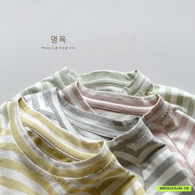 ÁO PHÔNG KẺ CHO BÉ MUZIYOUYOU