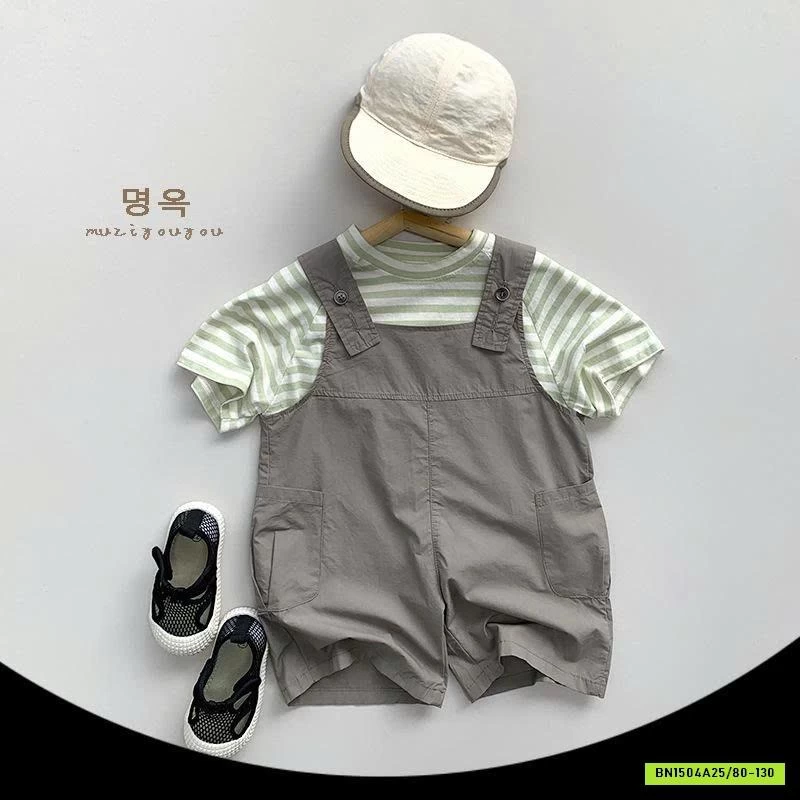 ÁO PHÔNG KẺ CHO BÉ MUZIYOUYOU