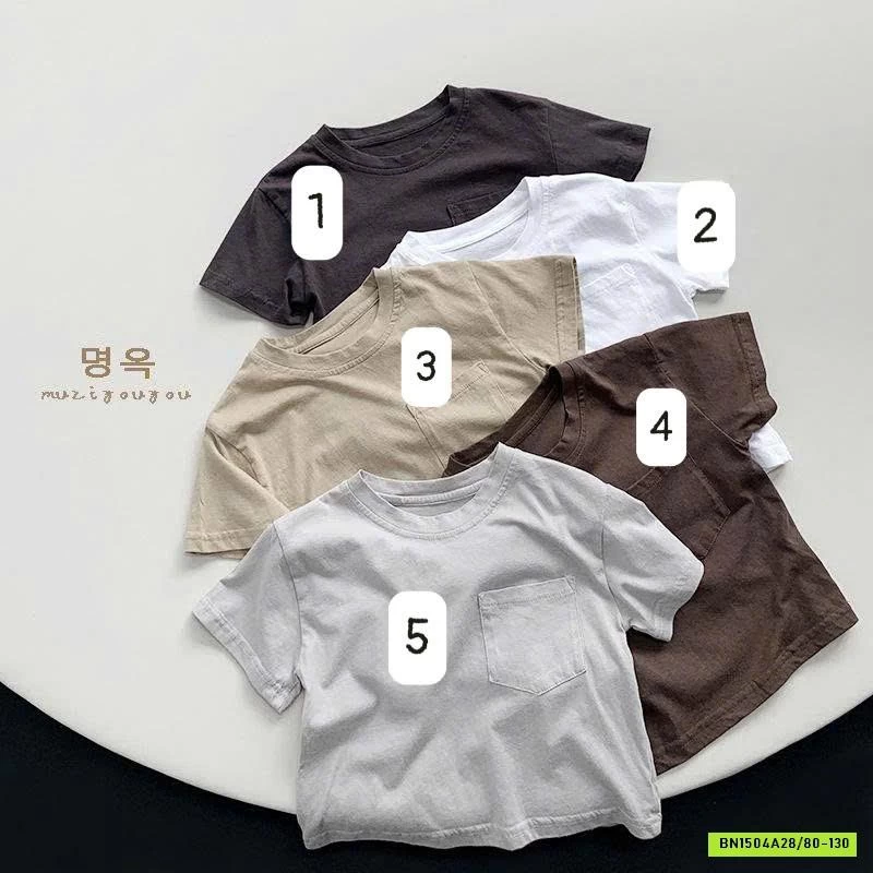 ÁO PHÔNG TRƠN TÚI NGỰC MZYY