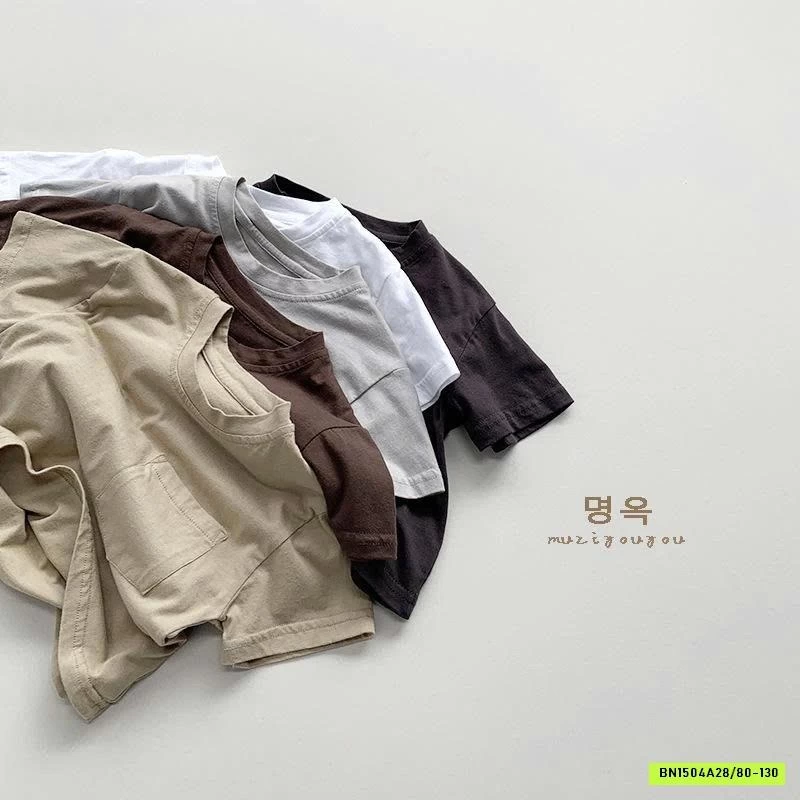 ÁO PHÔNG TRƠN TÚI NGỰC MZYY