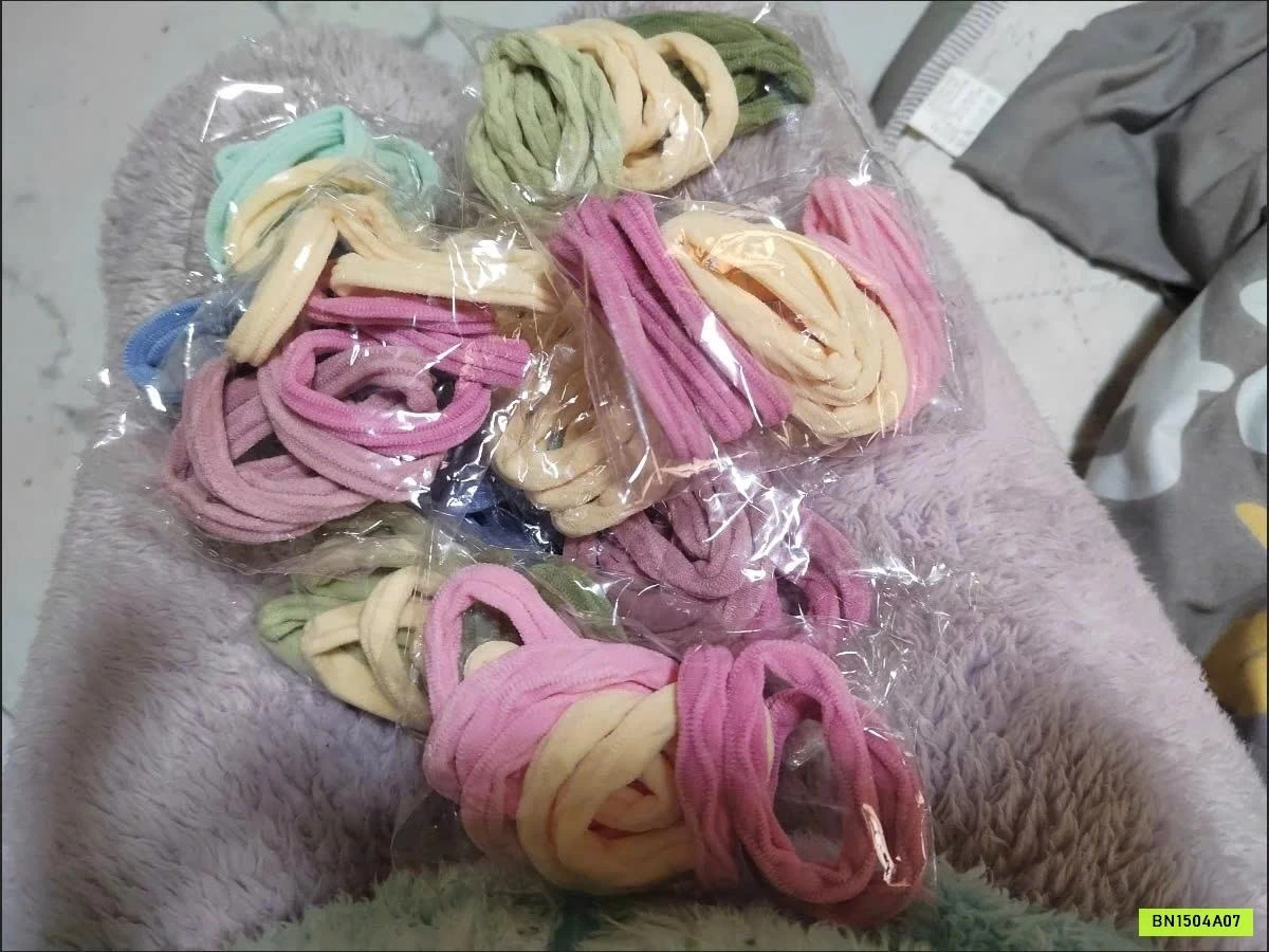 SET 60 DÂY BUỘC TÓC SẮC MÀU