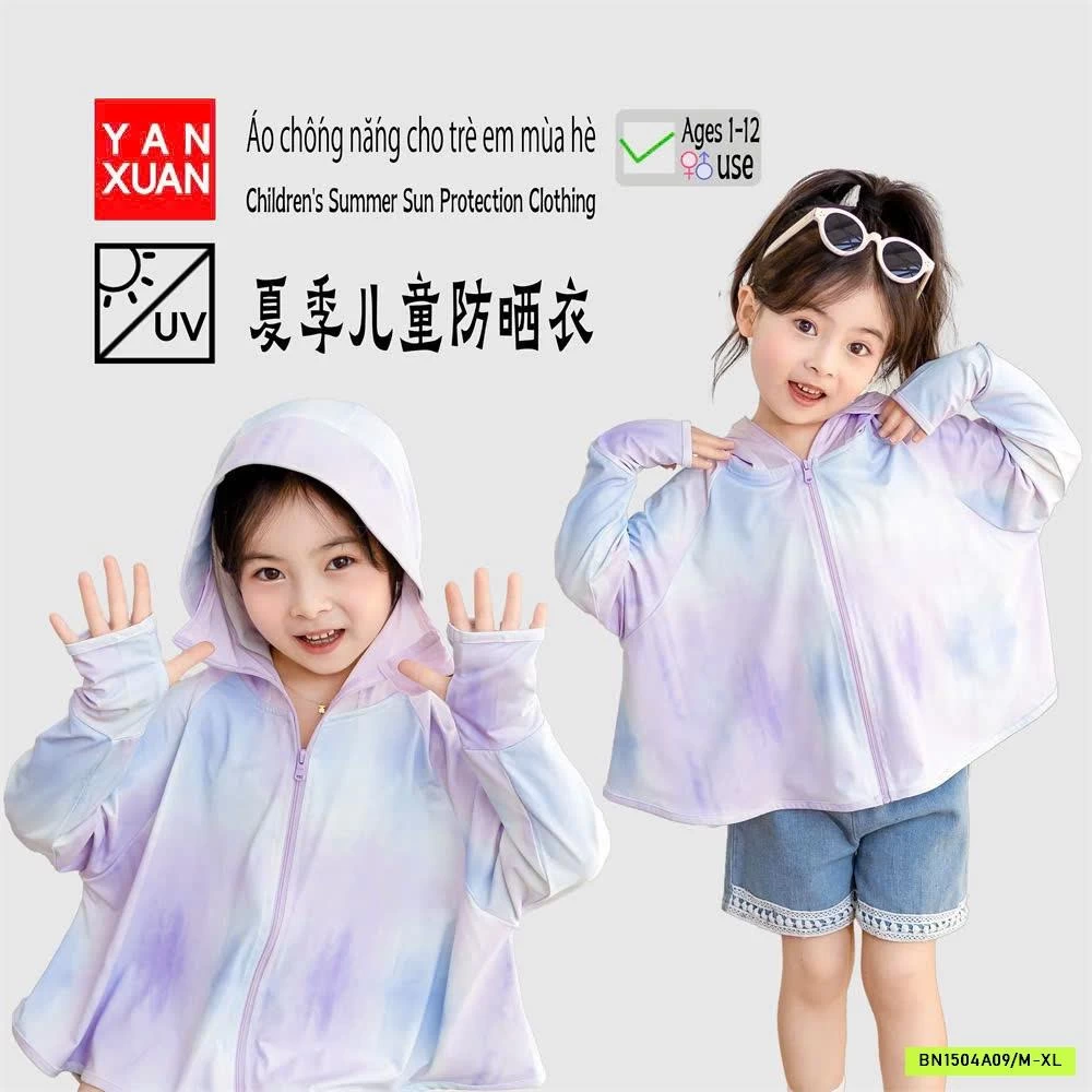 ÁO CHỐNG NẮNG TRẺ EM SIÊU MÁT
