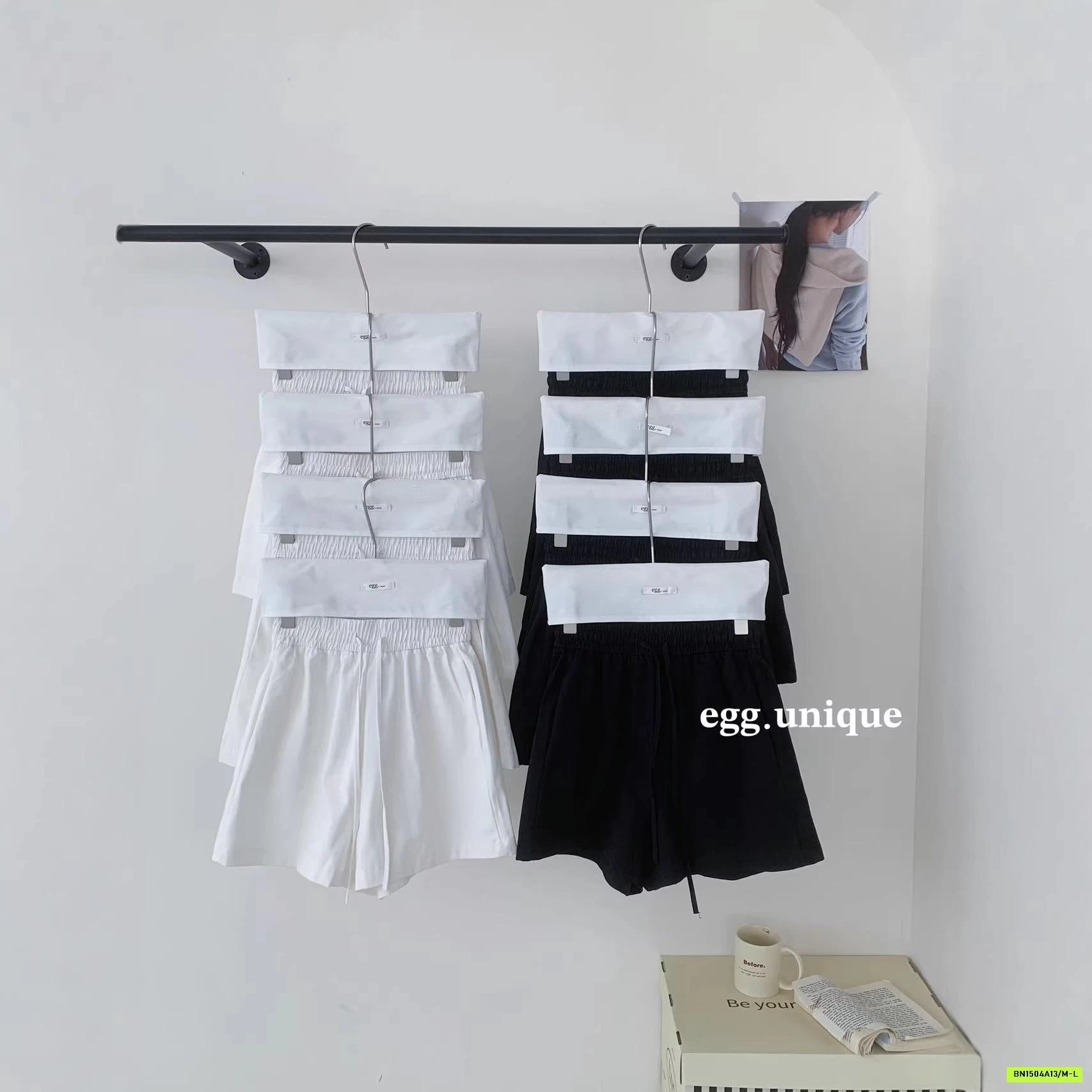 SHORT THÔ CẠP CHUN BASIC EGG