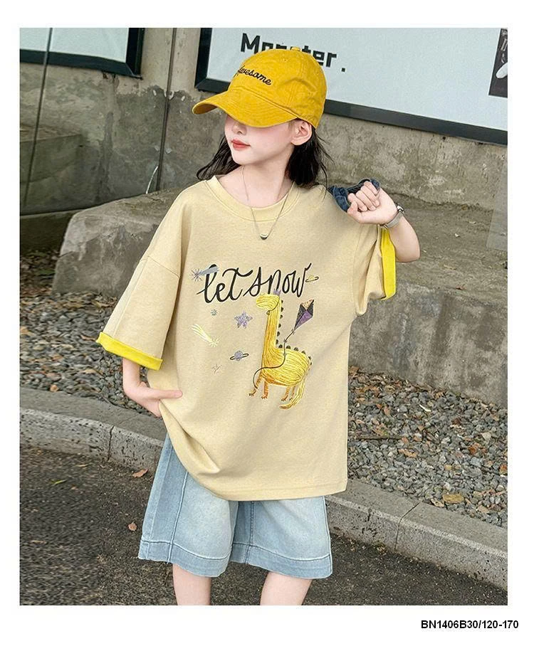 SET ÁO THUN HÌNH VẼ MIX QUẦN NGỐ JEAN