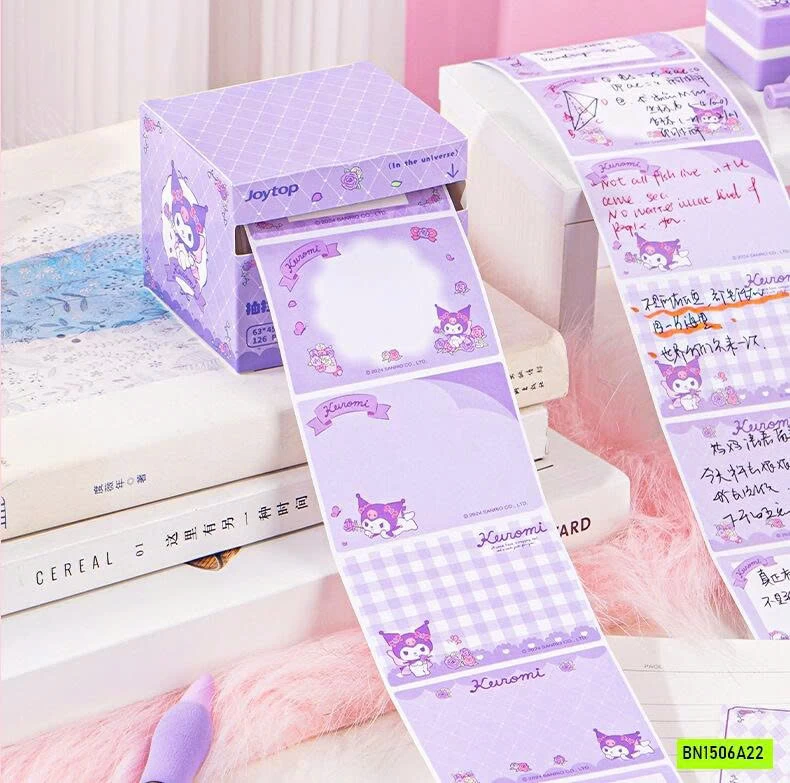 HỘP 126 NHÃN VỞ SANRIO
