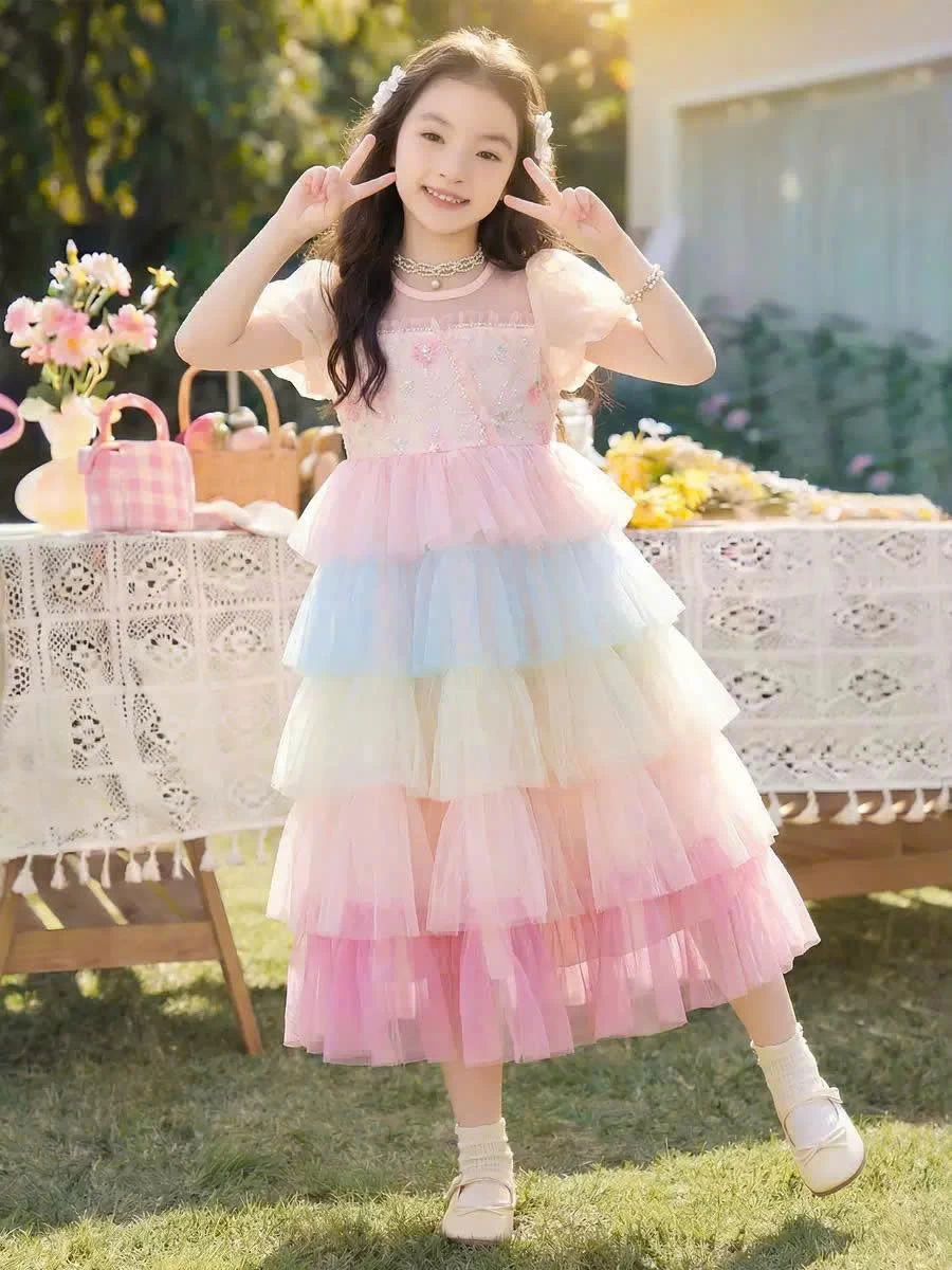 ĐẦM BỒNG XẾP TẦNG SẮC MÀU SZ ĐẠI