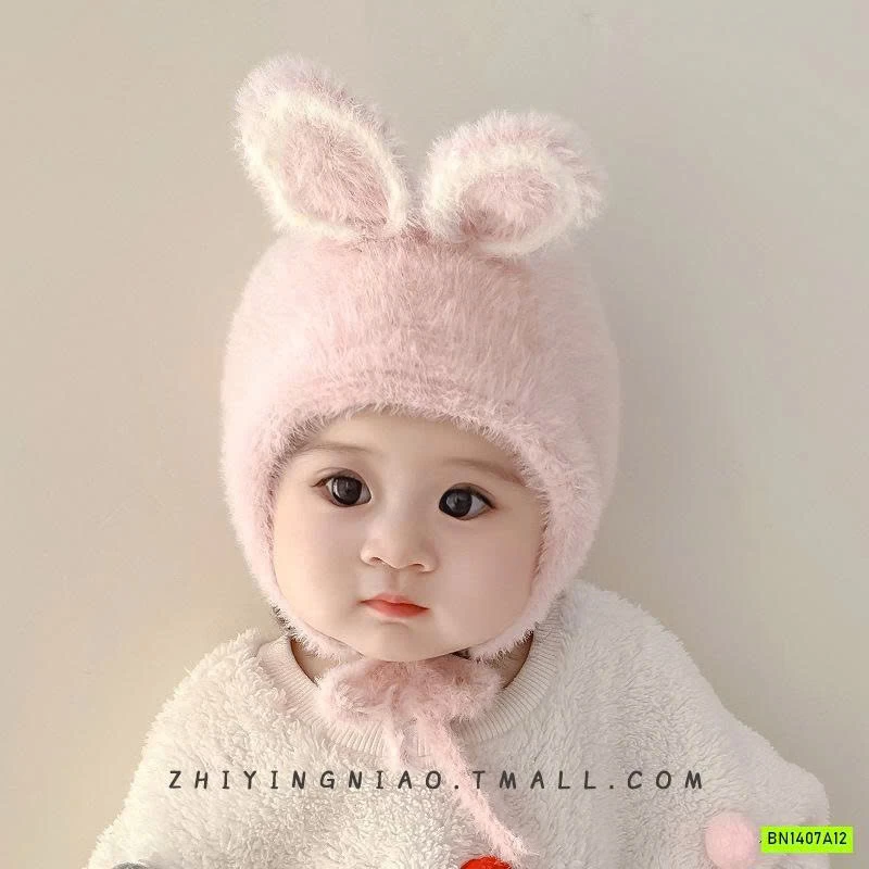 MŨ LÔNG TAI THỎ ĐÁNG YÊU