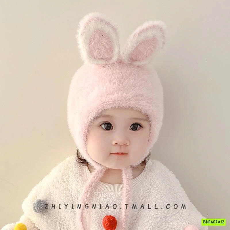 MŨ LÔNG TAI THỎ ĐÁNG YÊU