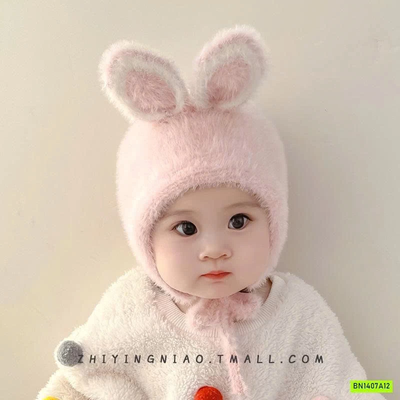 MŨ LÔNG TAI THỎ ĐÁNG YÊU