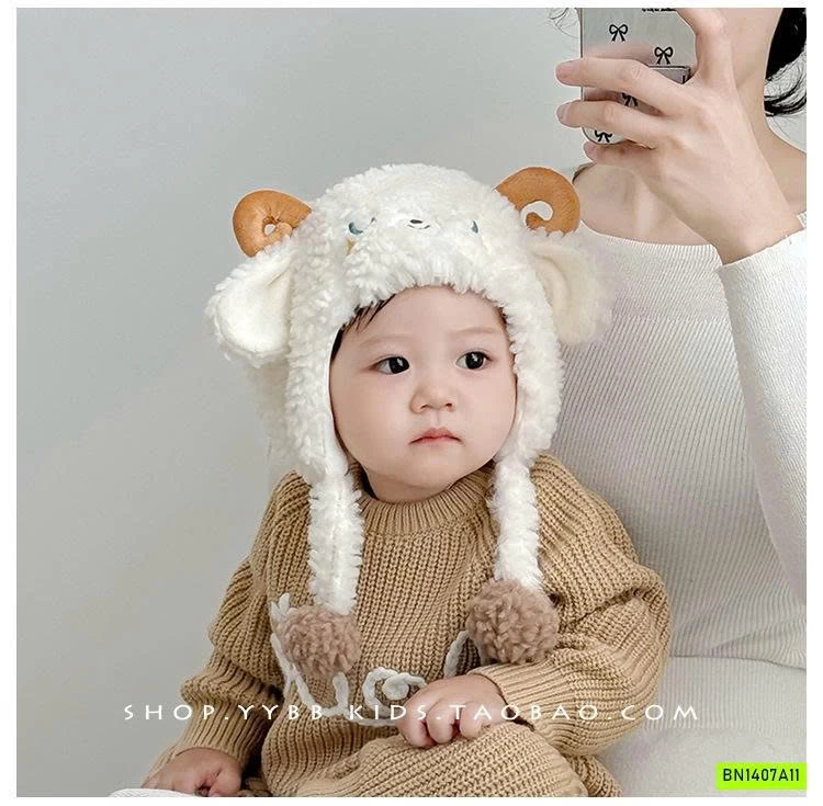 MŨ TAI CỪU CHO BÉ