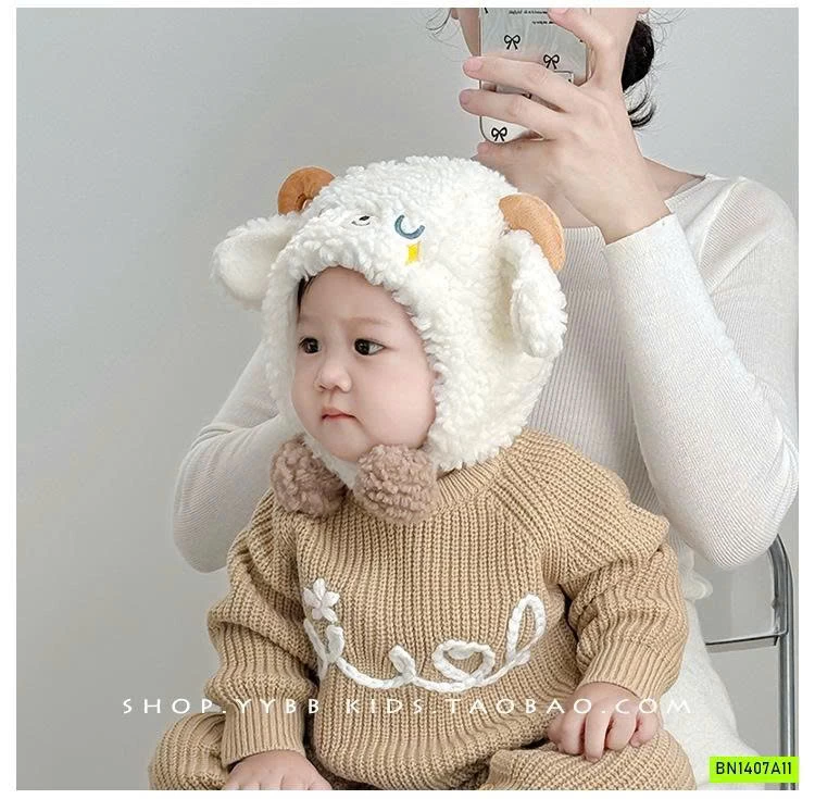 MŨ TAI CỪU CHO BÉ