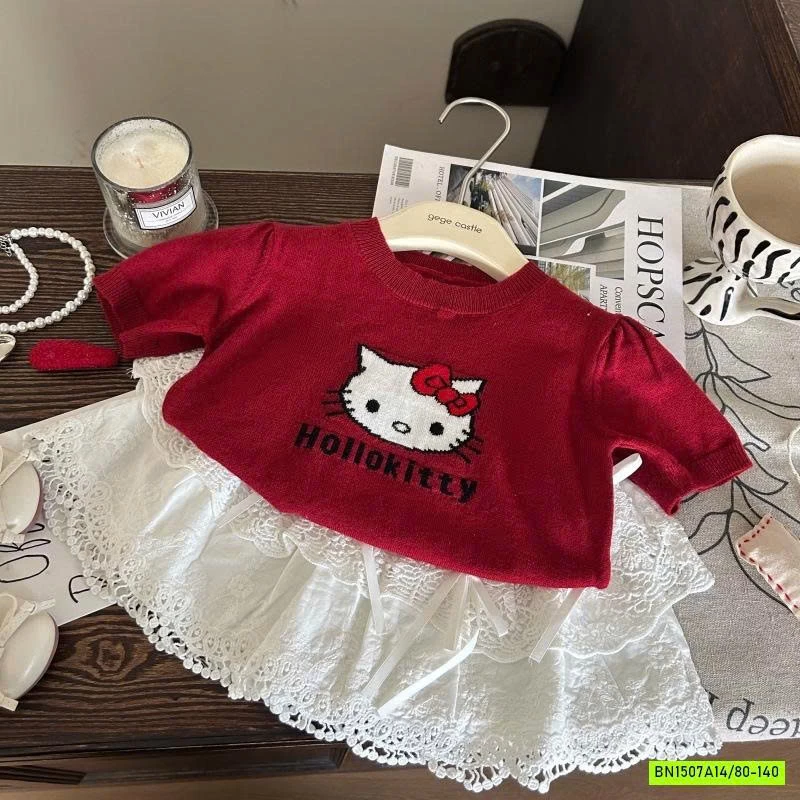 SÉT SÓ LEN ĐỎ MIX CV TRẮNG