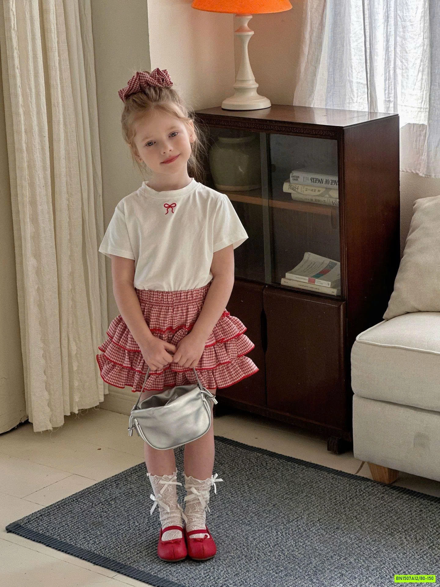 SÉT VÁY CARO ĐỎ 2 CHI TIẾT