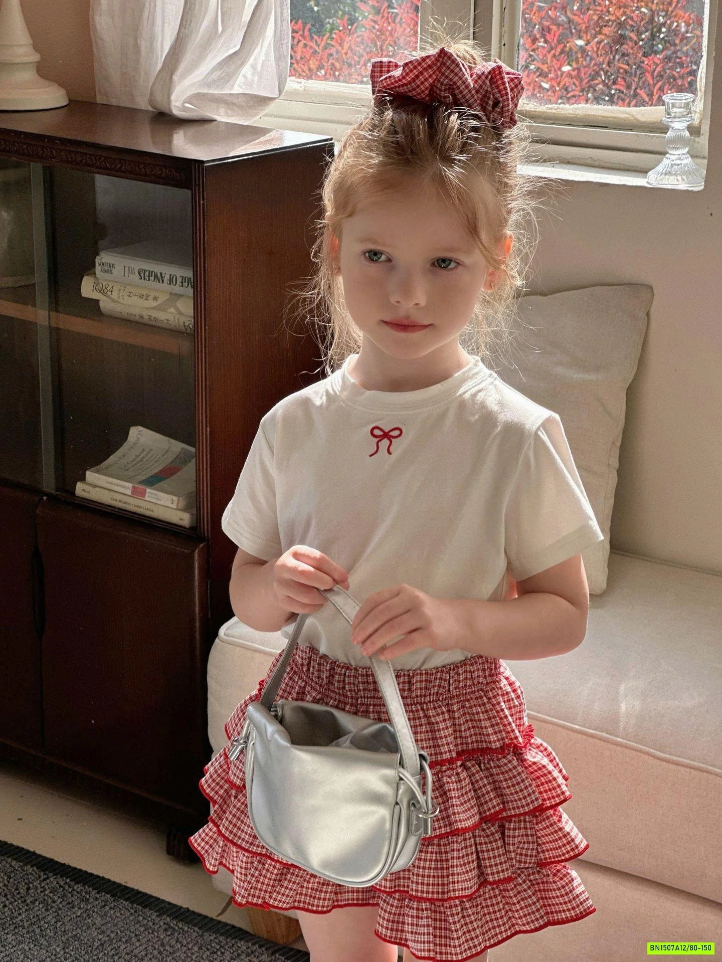 SÉT VÁY CARO ĐỎ 2 CHI TIẾT