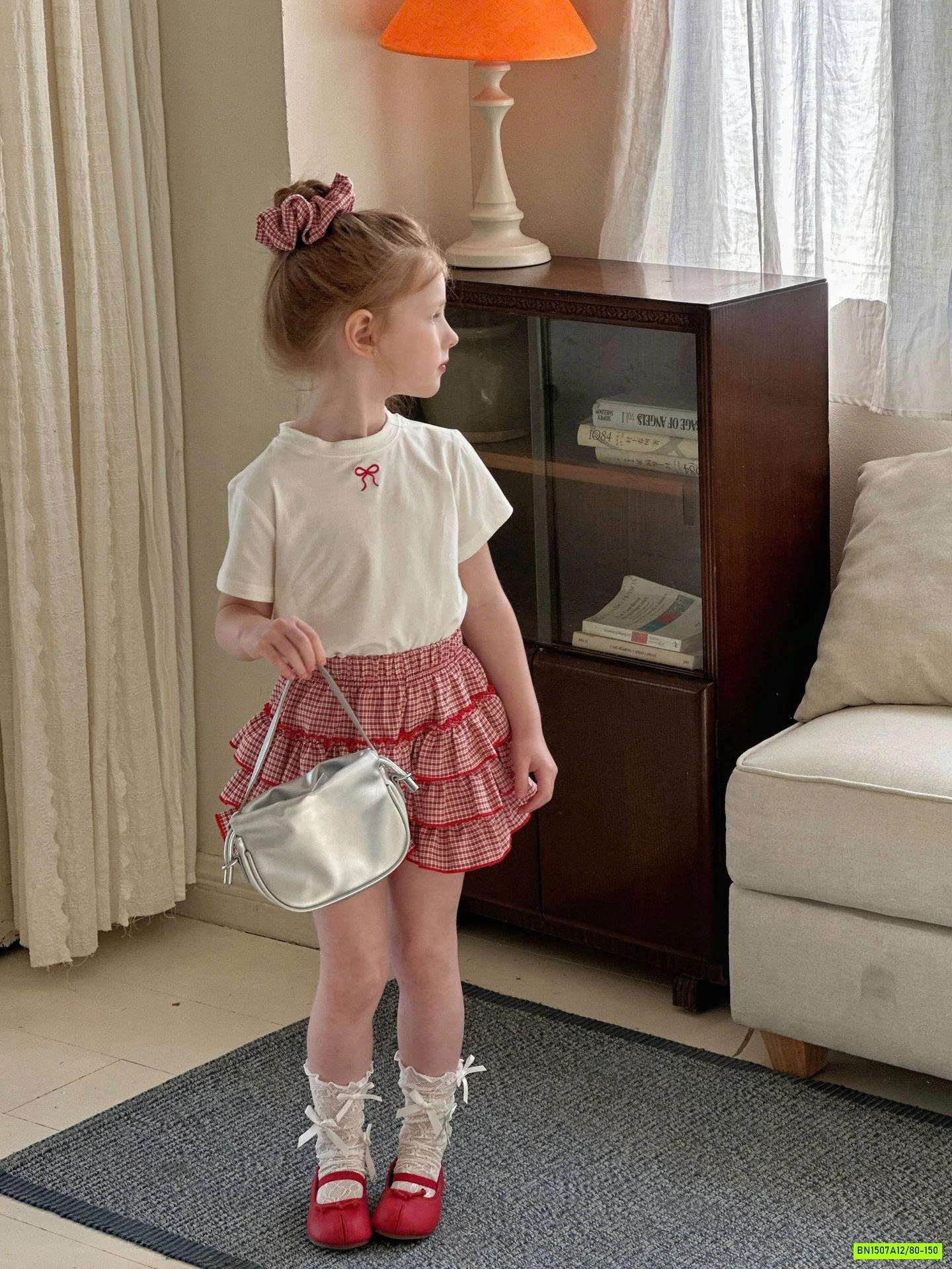 SÉT VÁY CARO ĐỎ 2 CHI TIẾT