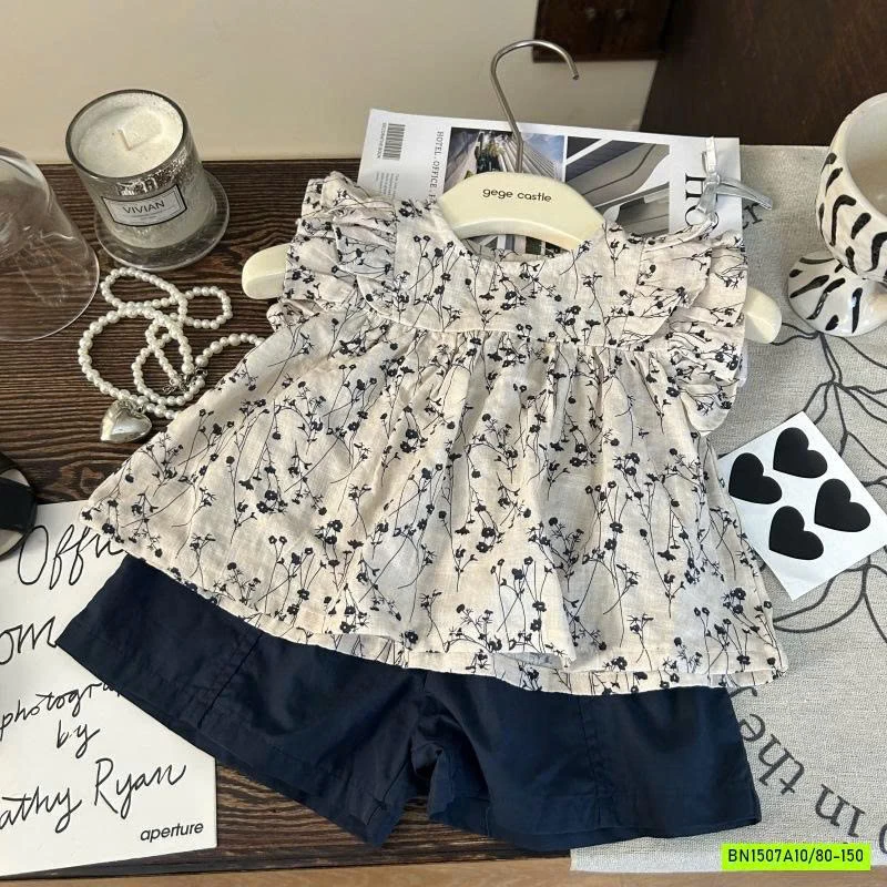 SÉT ÁO HOA NHÍ CÁNH TIÊN