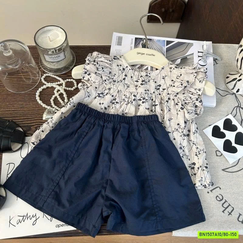 SÉT ÁO HOA NHÍ CÁNH TIÊN