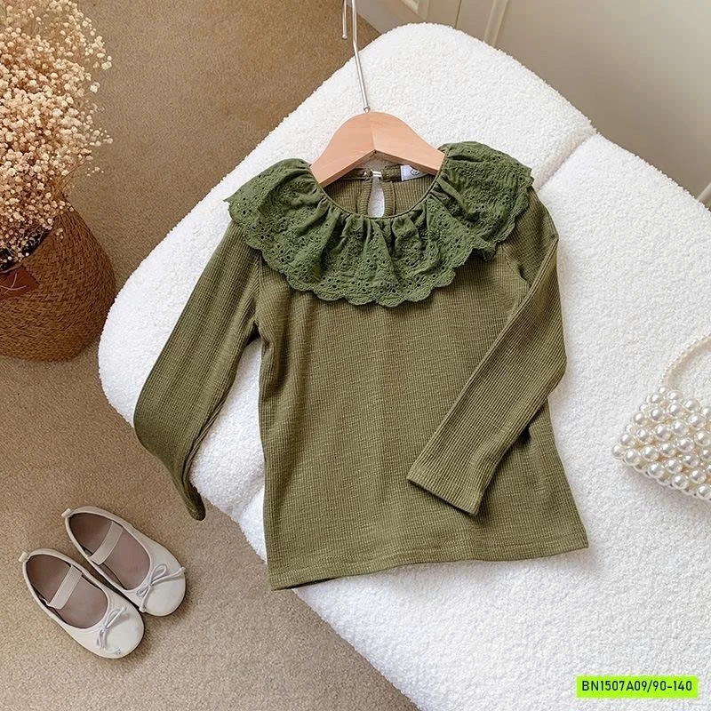 ÁO GÂN GIỮ NHIỆT CỔ REN