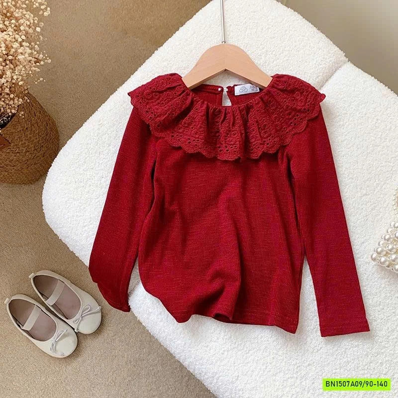 ÁO GÂN GIỮ NHIỆT CỔ REN