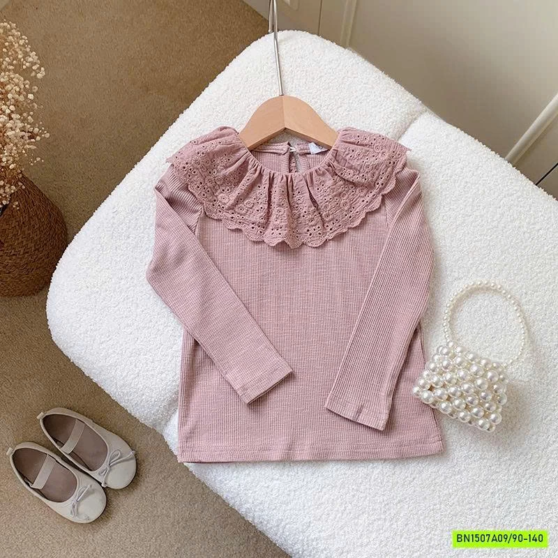 ÁO GÂN GIỮ NHIỆT CỔ REN