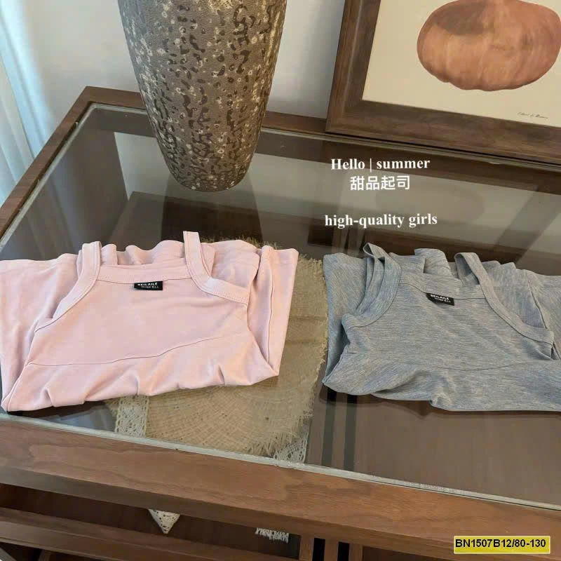 VÁY 2 DÂY TRƠN COTTON