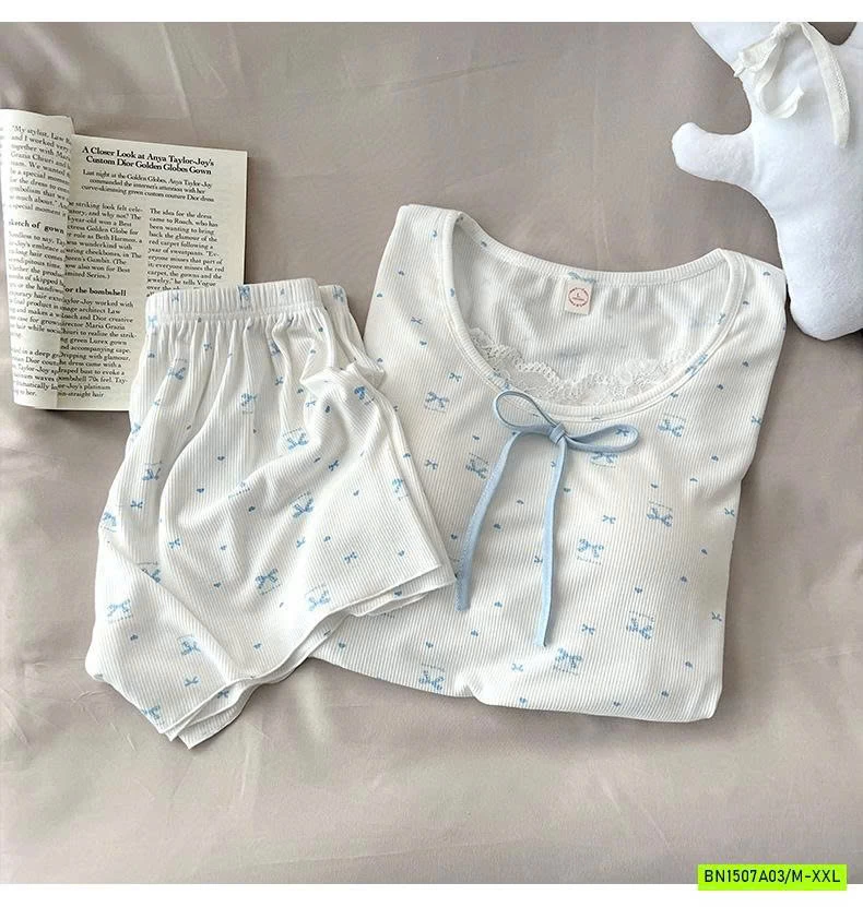 BỘ NGỦ GÂN IN HÌNH NƠ