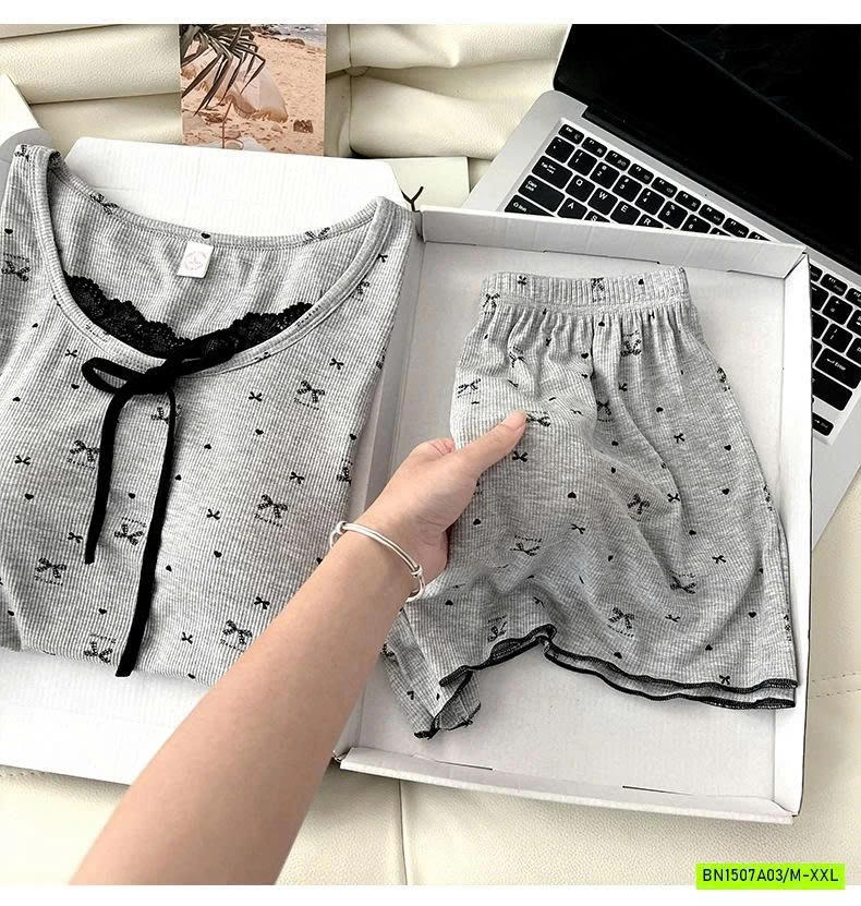 BỘ NGỦ GÂN IN HÌNH NƠ