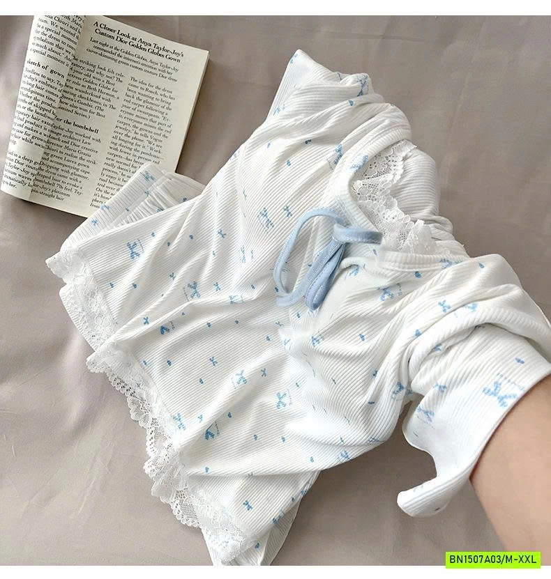 BỘ NGỦ GÂN IN HÌNH NƠ