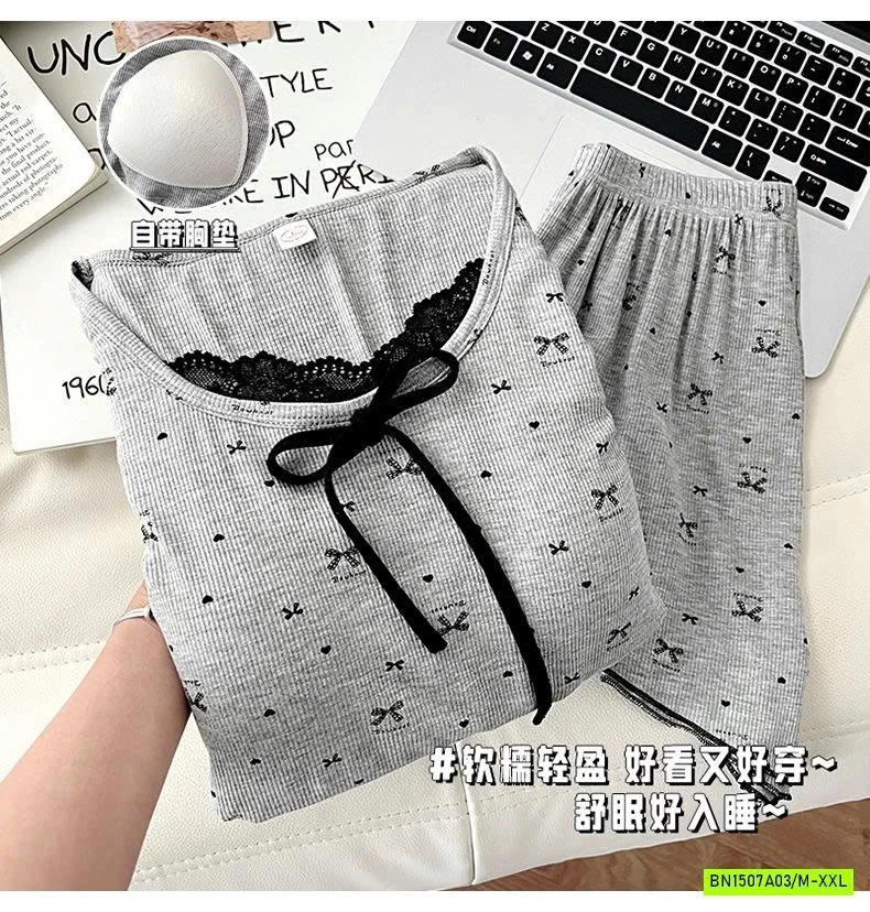 BỘ NGỦ GÂN IN HÌNH NƠ