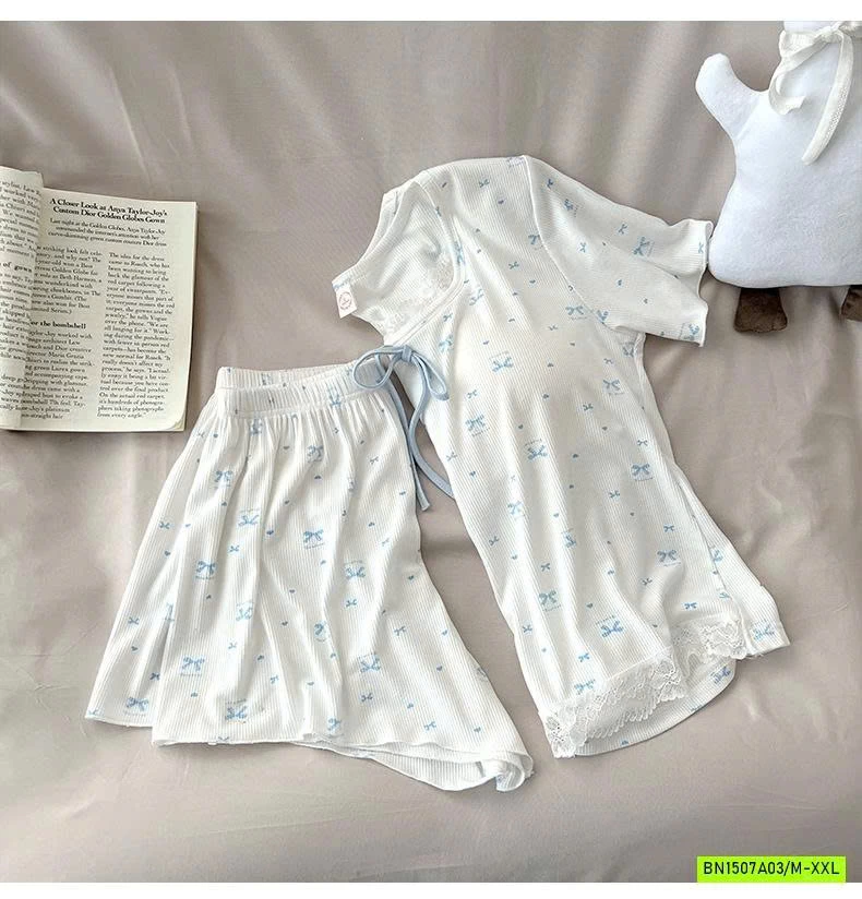 BỘ NGỦ GÂN IN HÌNH NƠ