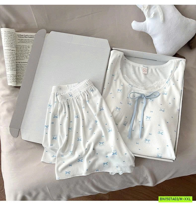 BỘ NGỦ GÂN IN HÌNH NƠ