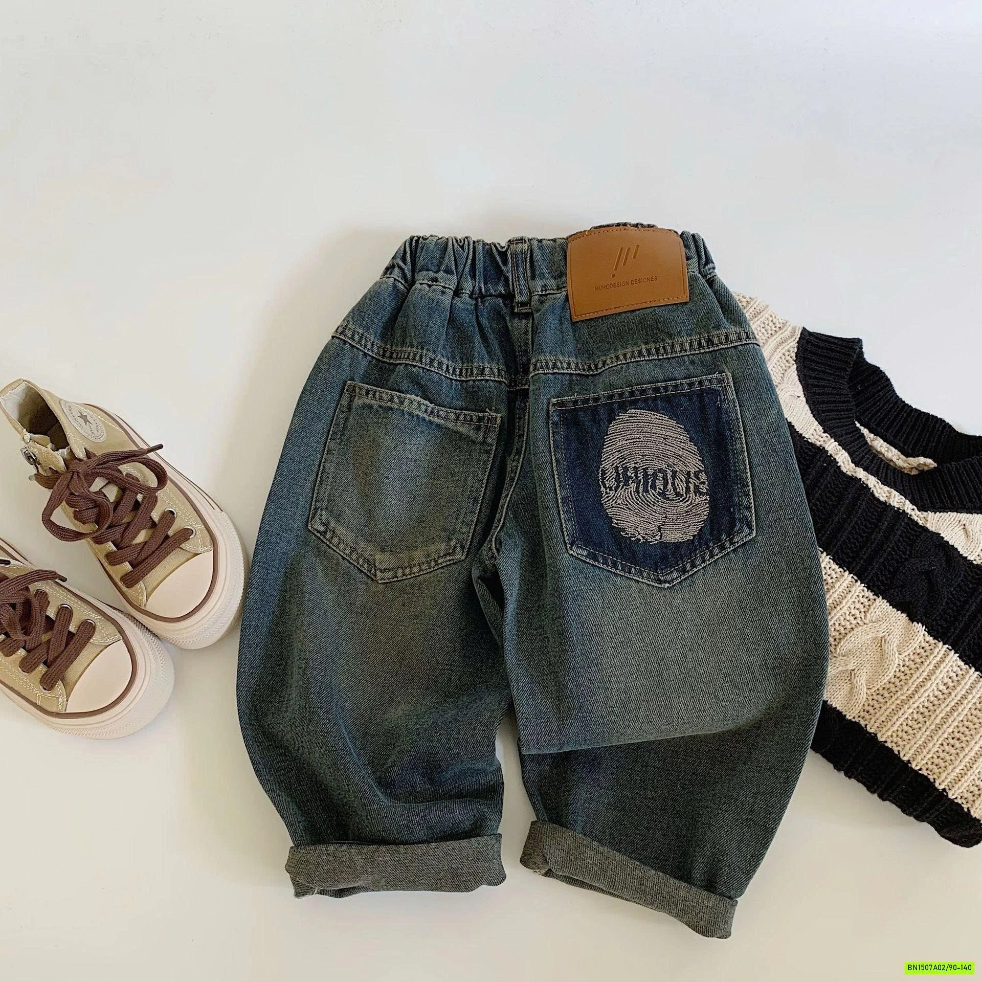 BST JEANS BAGGY BẠC GỐI