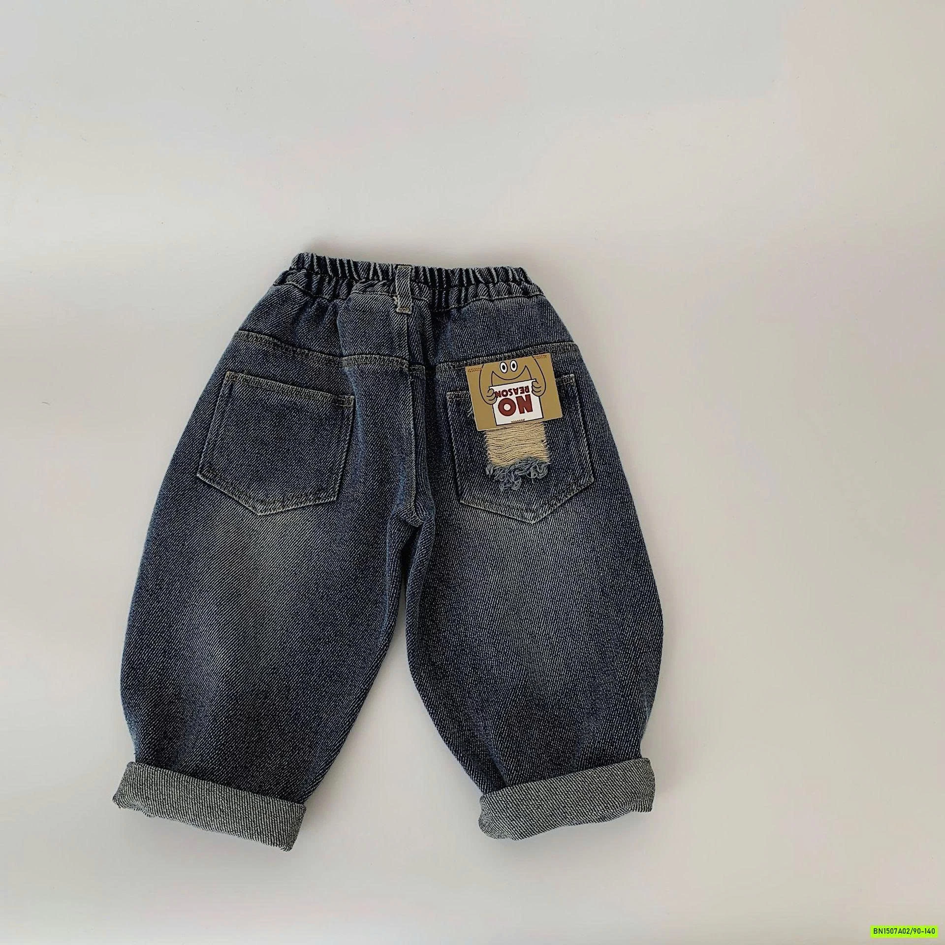 BST JEANS BAGGY BẠC GỐI