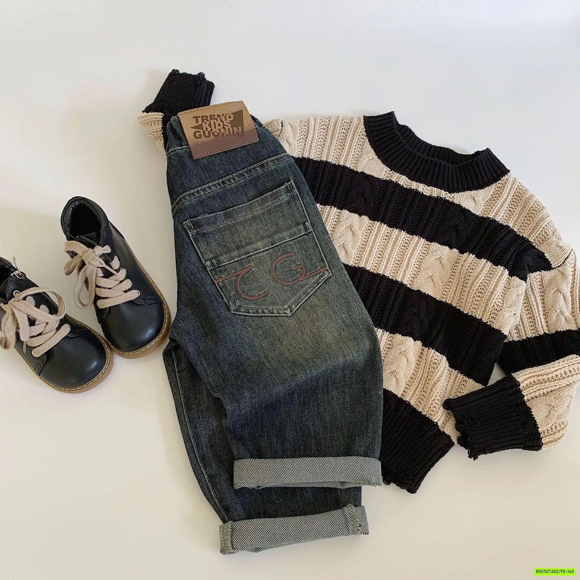 BST JEANS BAGGY BẠC GỐI