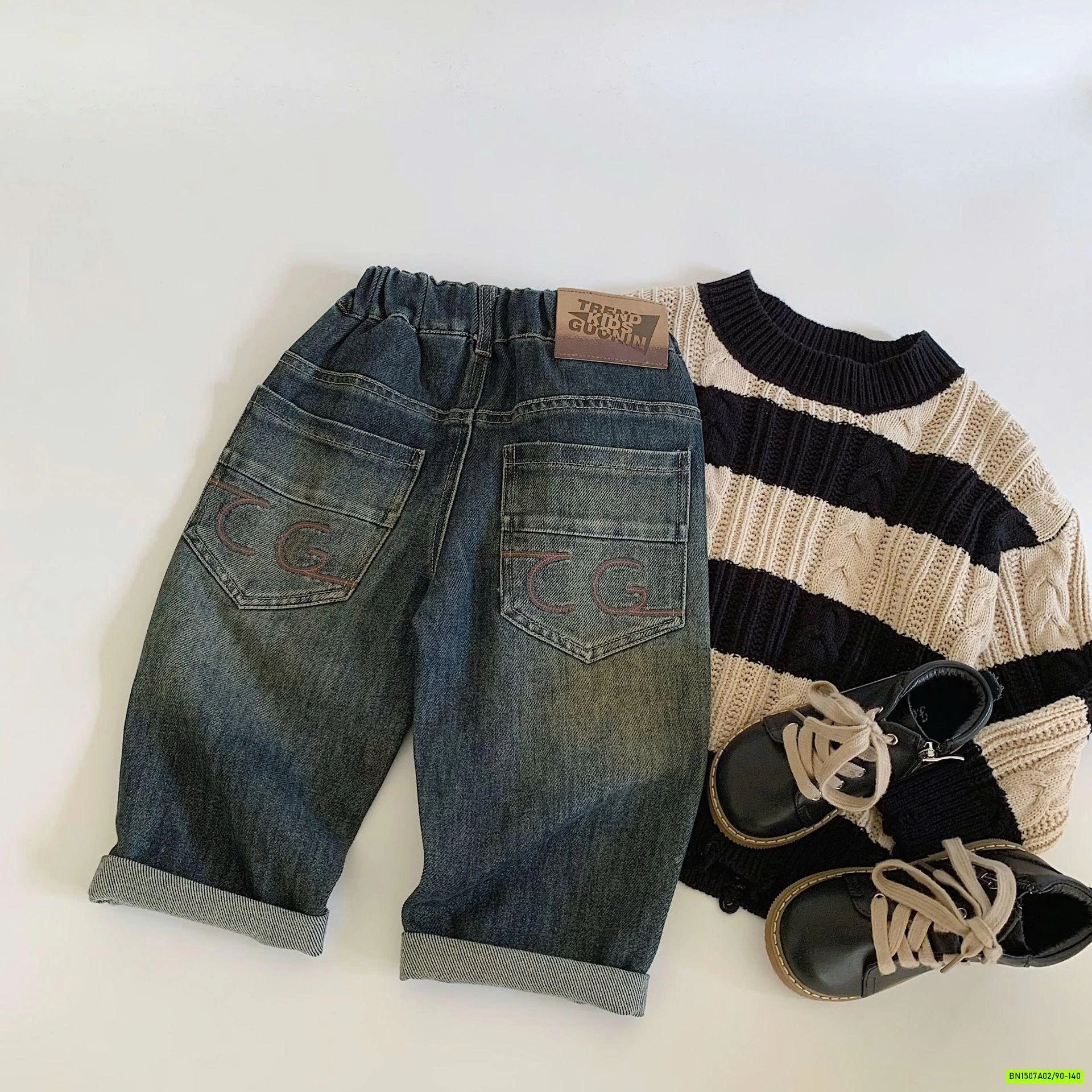 BST JEANS BAGGY BẠC GỐI