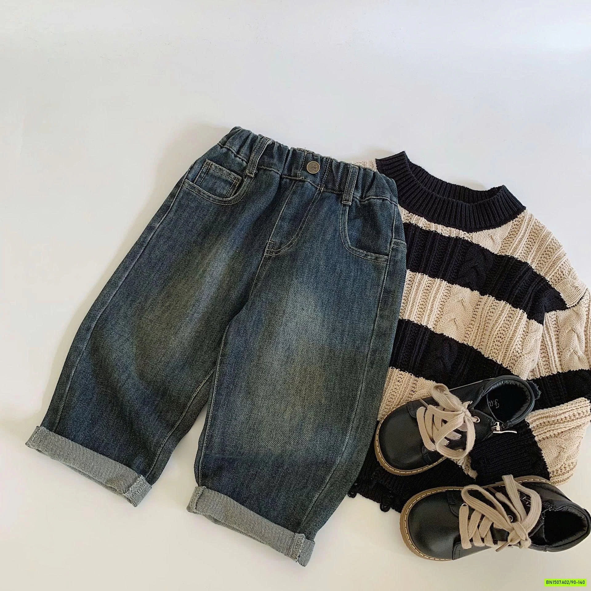 BST JEANS BAGGY BẠC GỐI