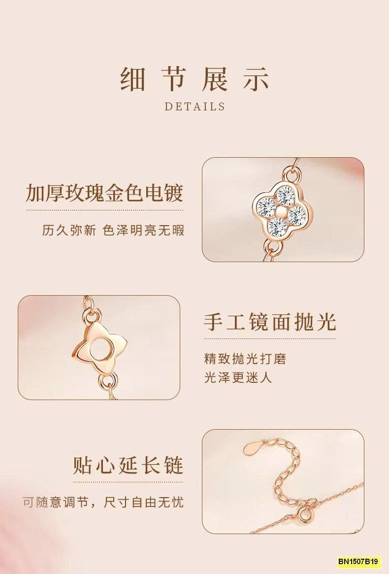 DÂY CHUYỀN CỎ 4 LÁ MAY MẮN