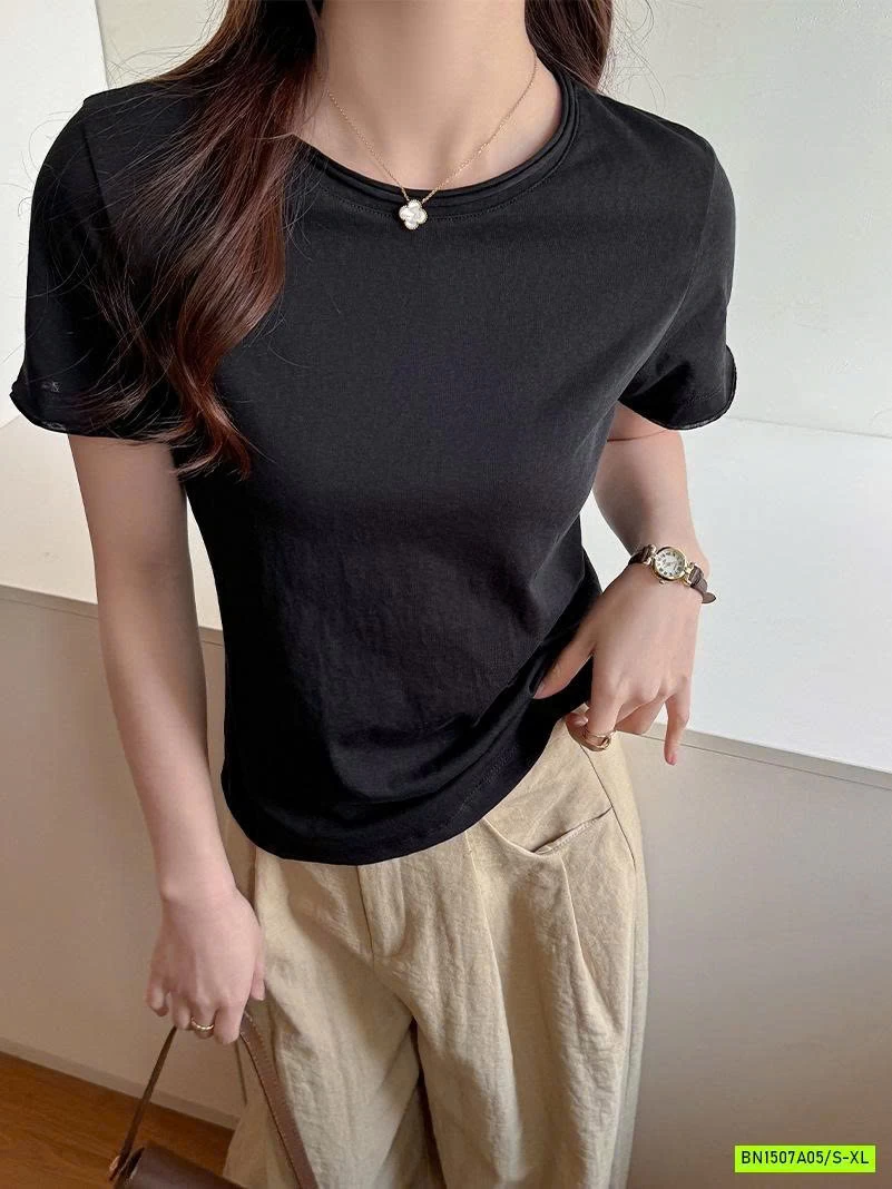 ÁO THUN GIẤY TRƠN MÀU