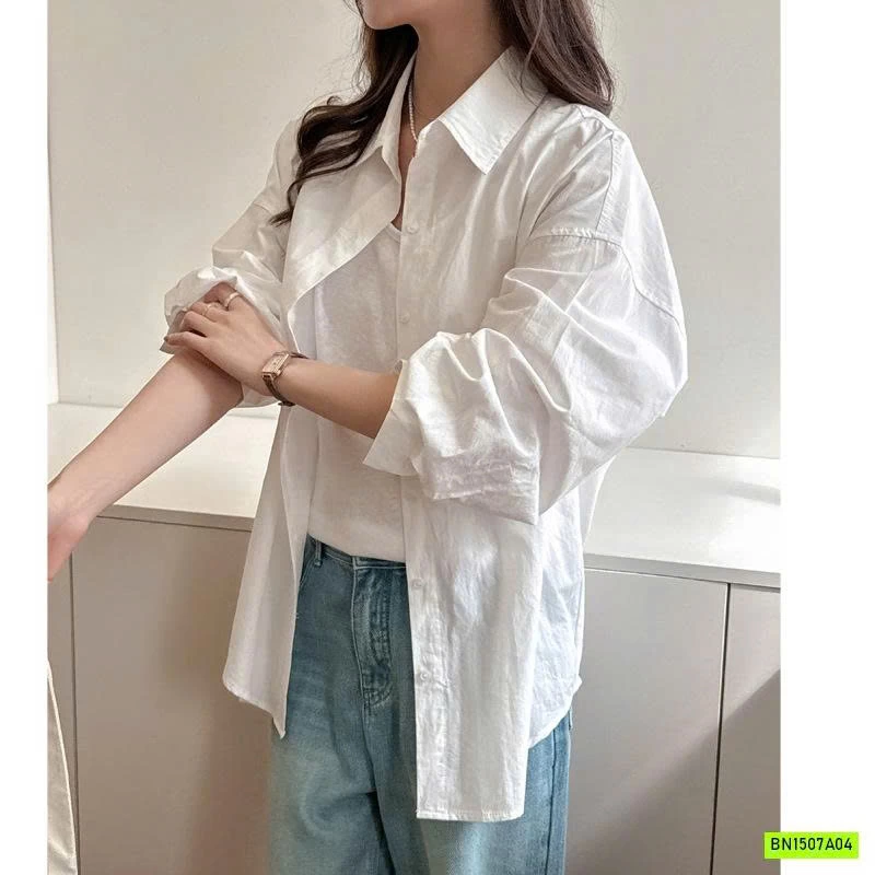 SƠ MI OVERSIZE TRƠN MÀU