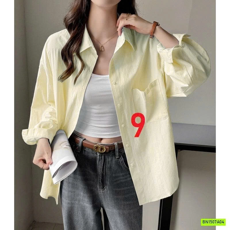 SƠ MI OVERSIZE TRƠN MÀU