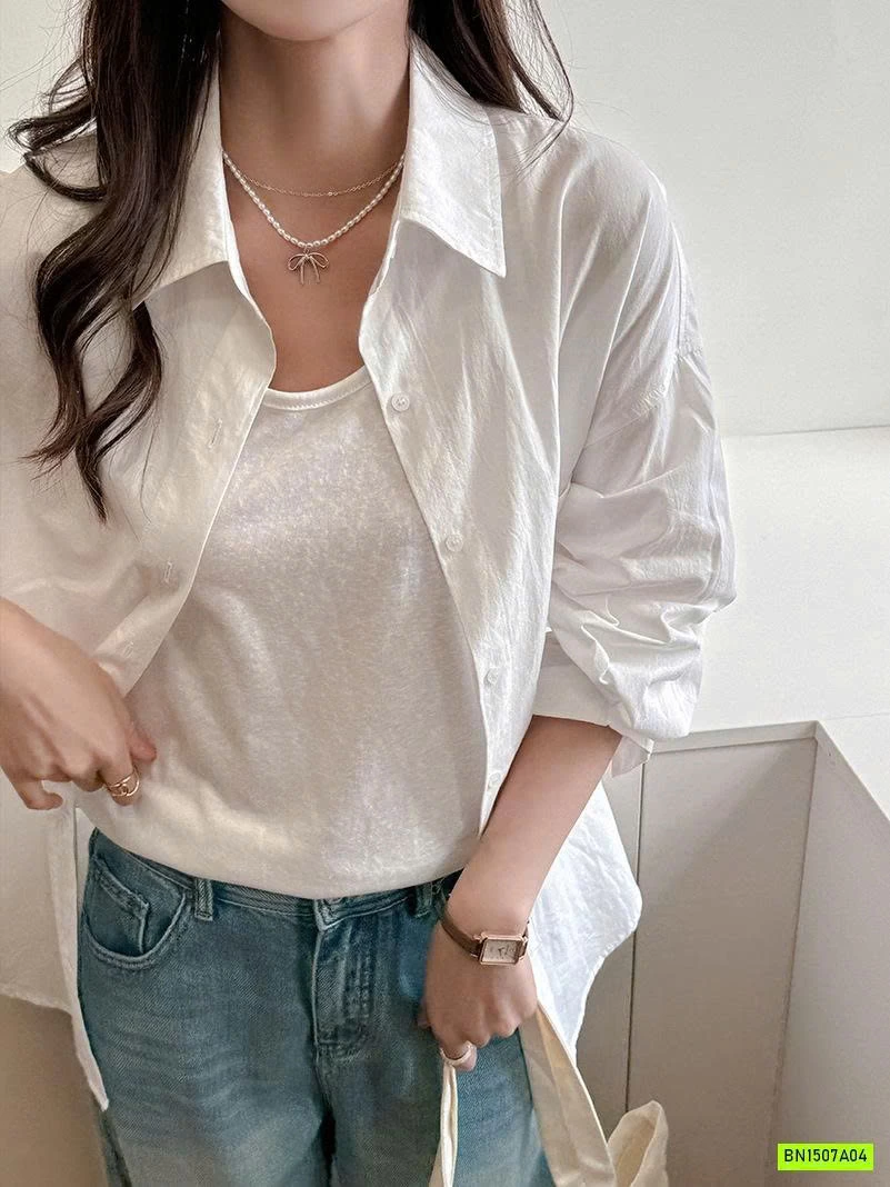 SƠ MI OVERSIZE TRƠN MÀU