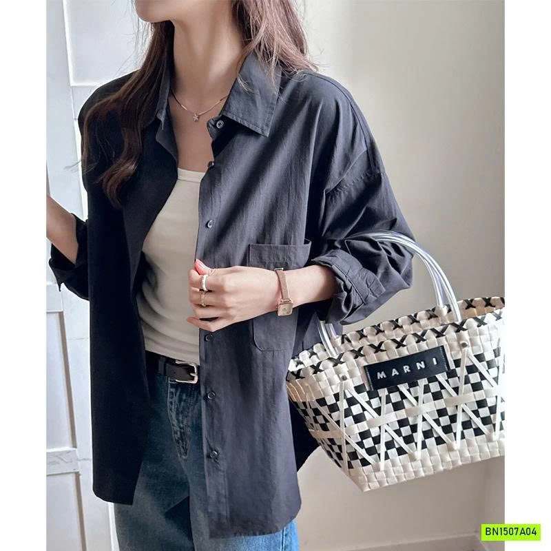 SƠ MI OVERSIZE TRƠN MÀU