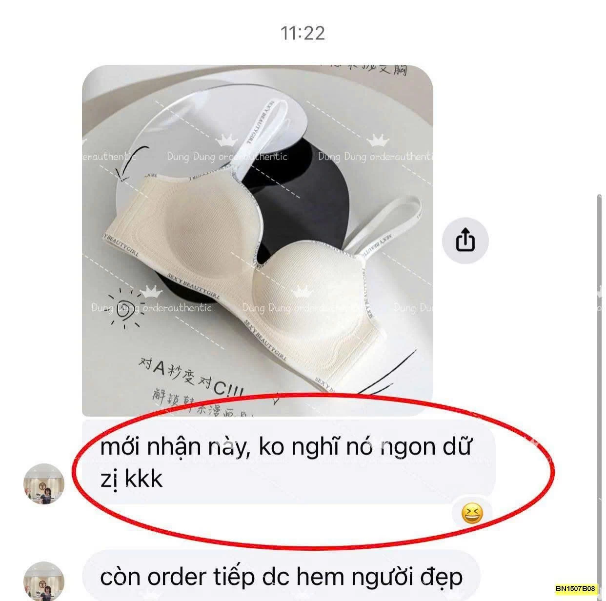 ÁO BRA VIỀN CHỮ KO GỌNG