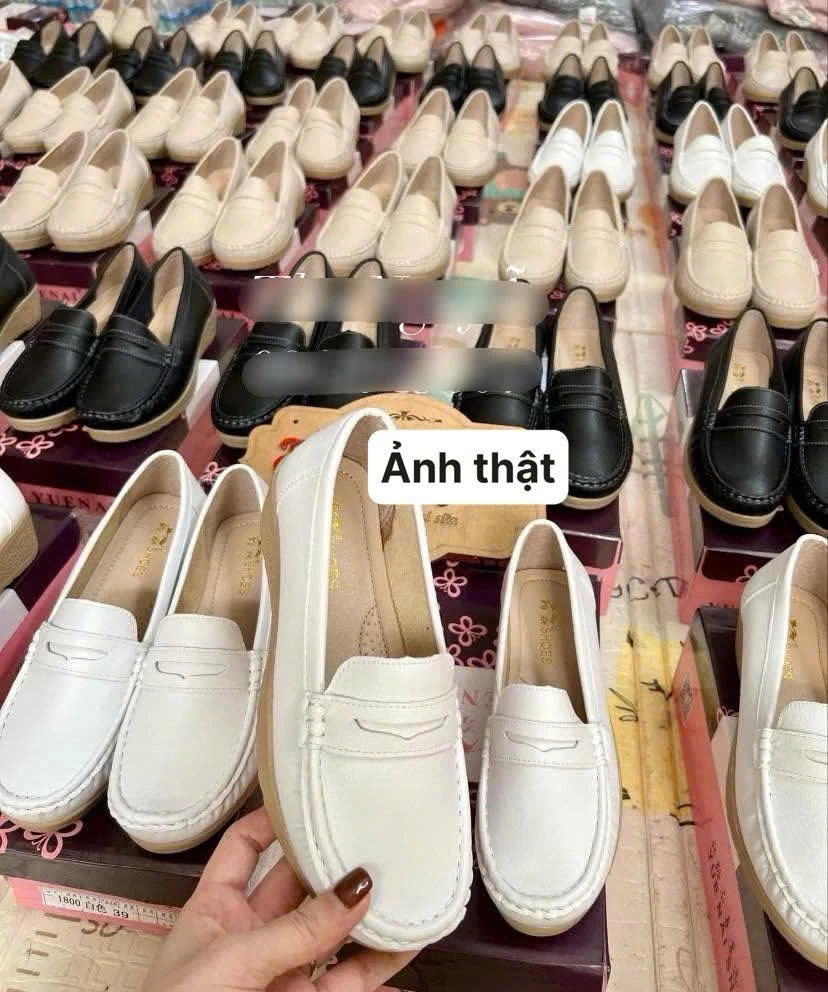 GIÀY MOCA DA BÒ ĐẾ CAO