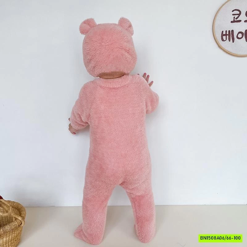 BODY LÔNG THỎ KÈM MŨ SIZE NHÍ