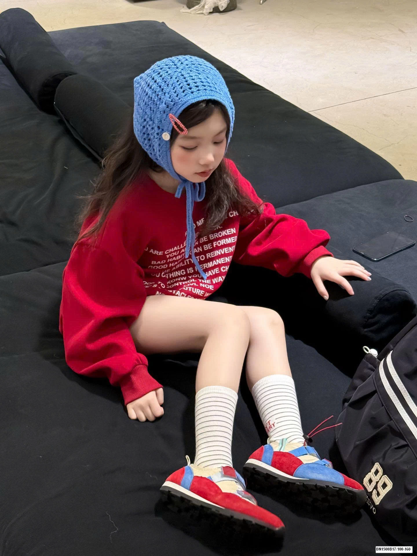 SET ÁO NỈ ĐỎ MIX QUẦN SHORT ĐEN