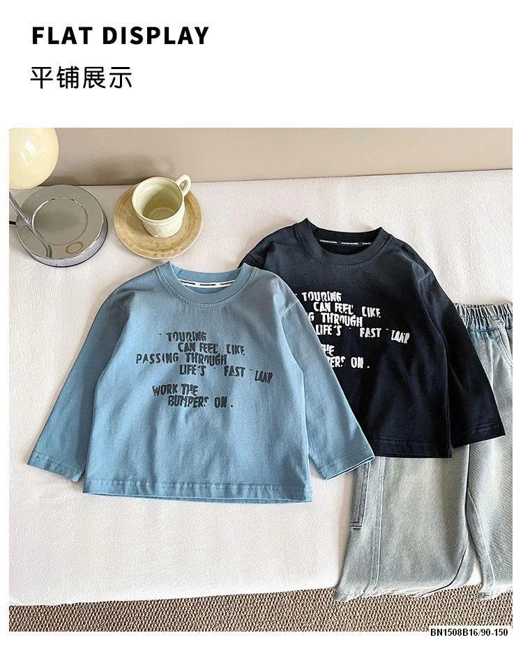 ÁO THUN DÀI TAY IN CHỮ