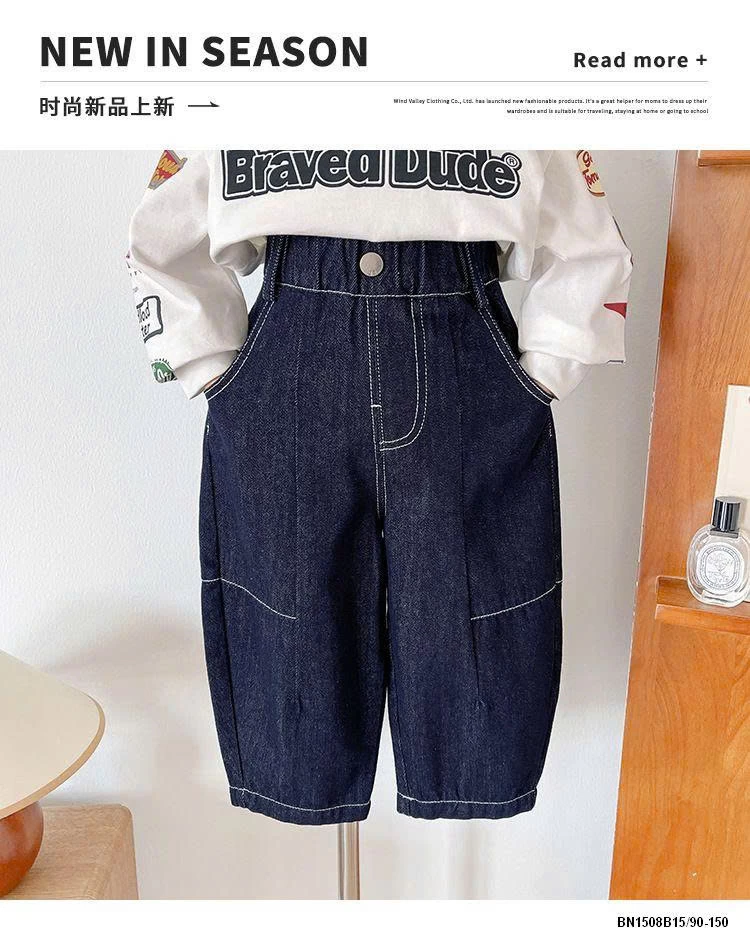 QUẦN JEAN BAGGY XANH ĐẬM