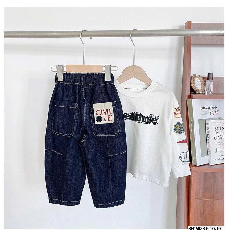 QUẦN JEAN BAGGY XANH ĐẬM