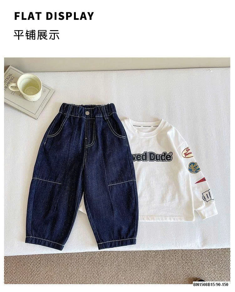 QUẦN JEAN BAGGY XANH ĐẬM